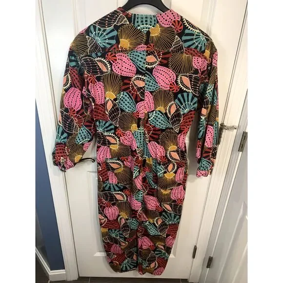 Farm Rio Shell Mix Cotton Jumpsuit Size Medium - Picture 2 of 7